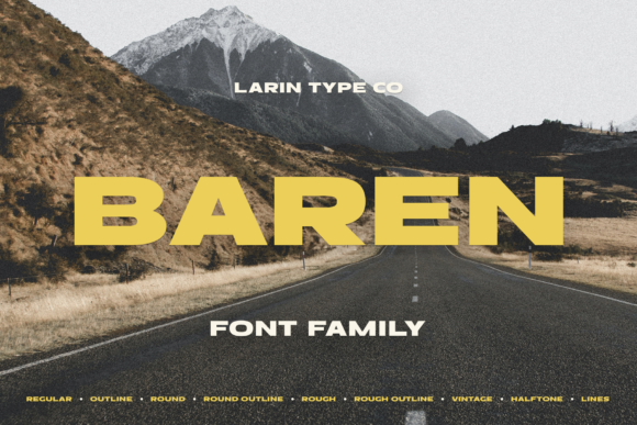 Baren: A Bold Display Font That Makes Your Brand Stand Out