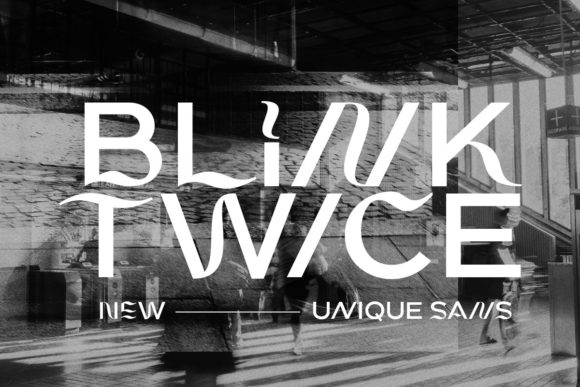 Blink Twice: A Display Font for Bold Editorial Identity
