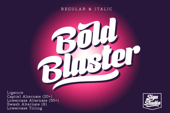 Boldblaster: A Retro Display Font for Editorial Impact