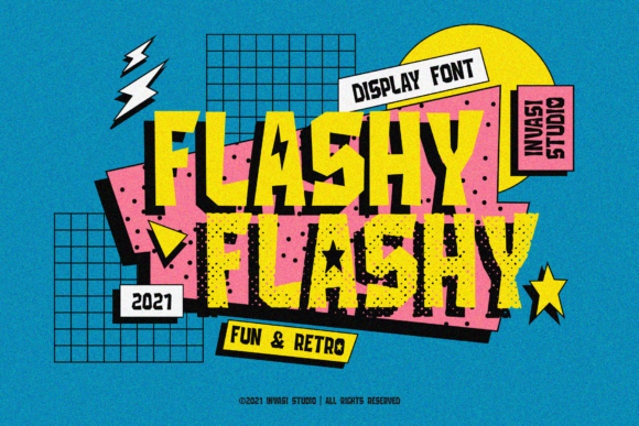Flashy: A Retro Display Font That Makes Your Brand Pop