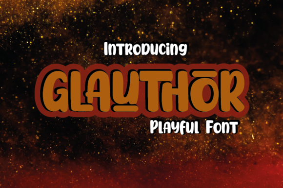Glauthor: A Playful Brushed Display Font for Digital Brands