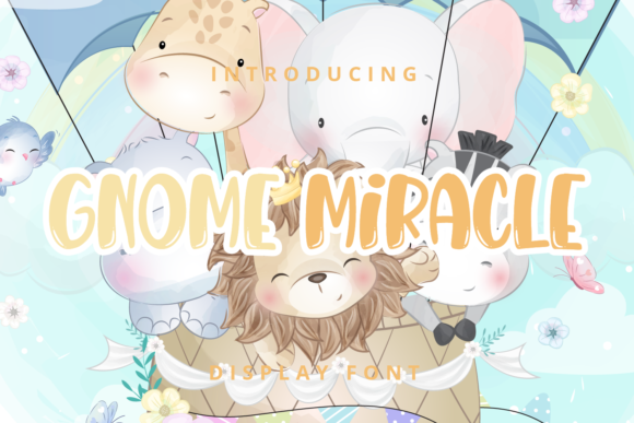 Gnome Miracle: A Friendly Display Font for Handmade Creators