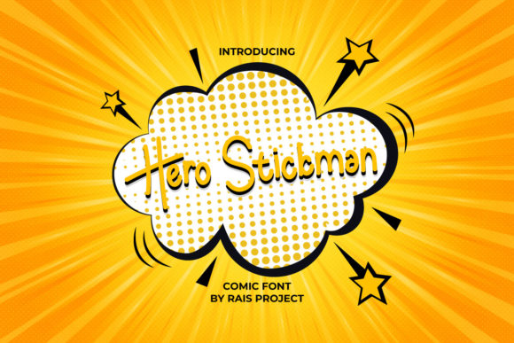 Hero Stickman: A Display Font That Makes Your Brand Instantly Memorable