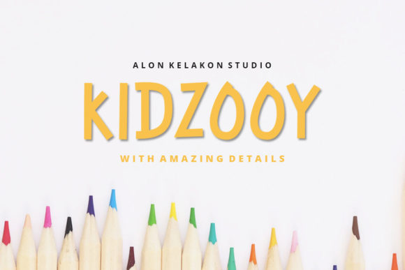Kidzooy: A Playful Display Font for Handmade Kids’ Products