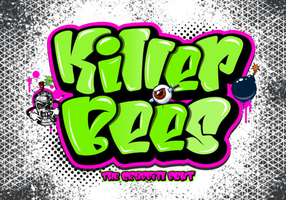 Killer Bees: A Bold Display Font for Scroll-Stopping Campaigns