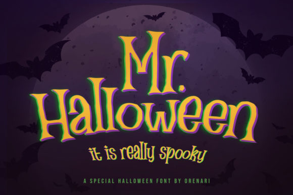 Mr Halloween: A Spooky Display Font That Delivers Personality