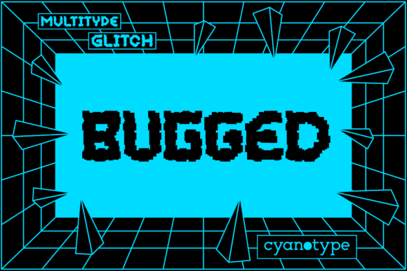 MultiType Glitch Bugged: A Pixel-Driven Display Font for Bold Digital Identity