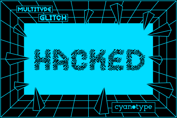 MultiType Glitch Hacked: A Pixel-Perfect Display Font for Bold Brand Moments