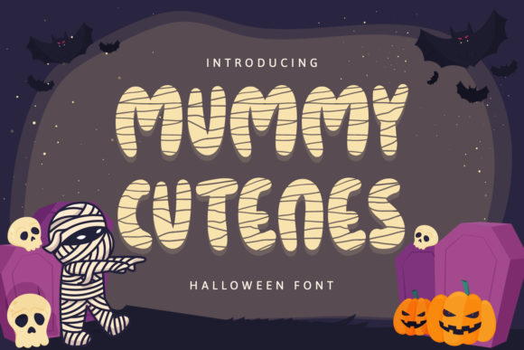 Mummy Cutenes: A Playful Halloween Display Font for Scroll-Stopping Campaigns