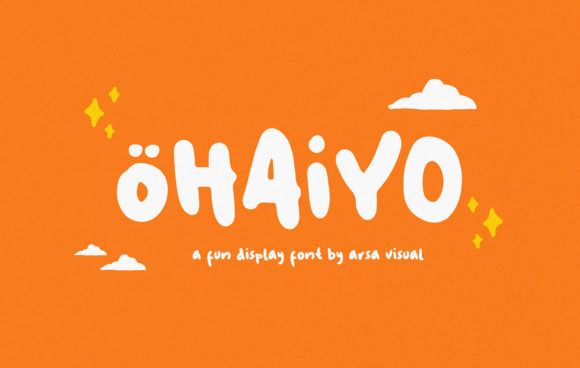 Ohaiyo: A Playful Display Font That Feels Like Real Personality