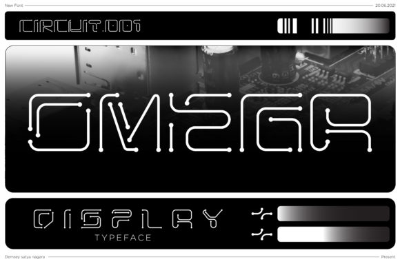 Omega: A Futuristic Display Font That Elevates Digital Branding