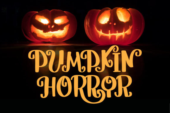 Pumpkin Horror: A Spooky Display Font That Delivers Campaign Impact