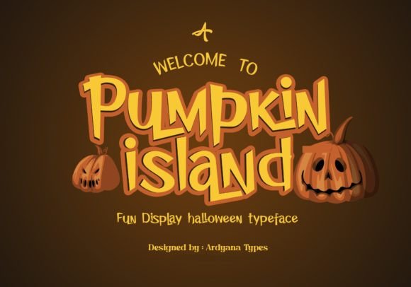 Pumpkin Island: A Spooky-Playful Display Font That Cuts Through the Feed