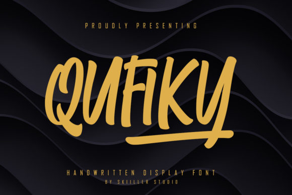 Qufiky: A Street-Smart Display Font for Bold Digital Headlines