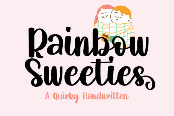Rainbow Sweeties: A Display Font That Makes Your Brand Feel Joyful & Memorable