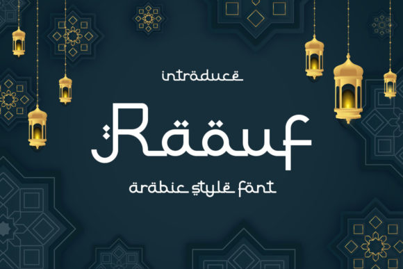 Raouf: A Display Font That Makes Your Campaigns Instantly Recognizable