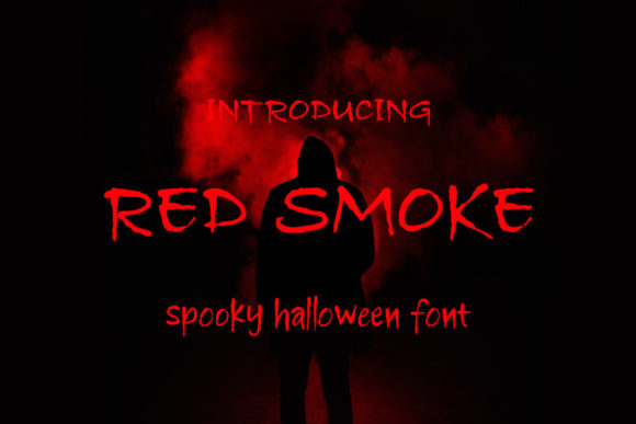Red Smoke: A Bold, Smoldering Display Font