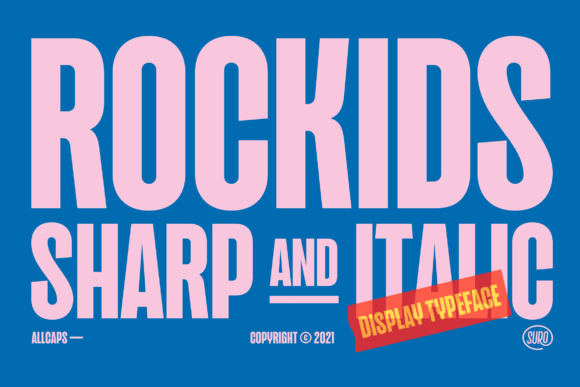Rockids Sharp: A Bold Display Font for Impactful Web Headlines