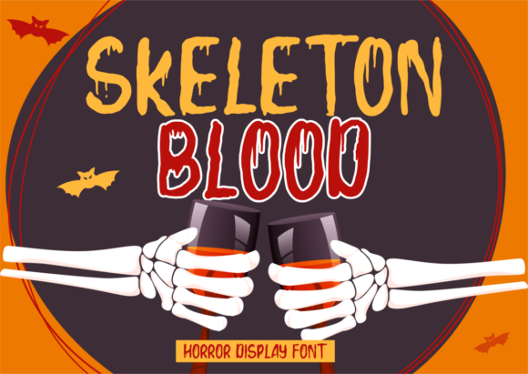 Skeleton Blood: A Display Font That Commands Attention