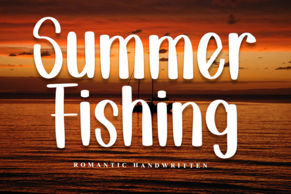 Summer Fishing: A Display Font That Feels Like Sunlight on Paper