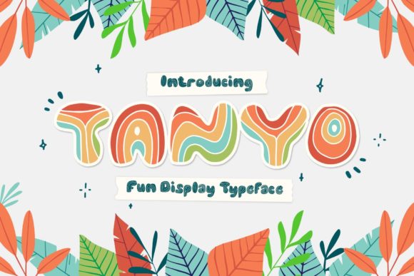 Tanyo: A Retro Display Font for Editorial Impact