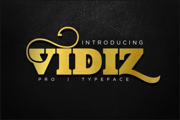 Vidiz Pro: A Bold Display Font That Elevates Digital Branding